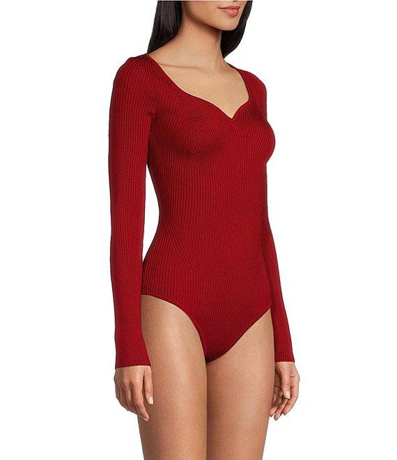 Takara Long Sleeve Directional Rib Bodysuit Product Image