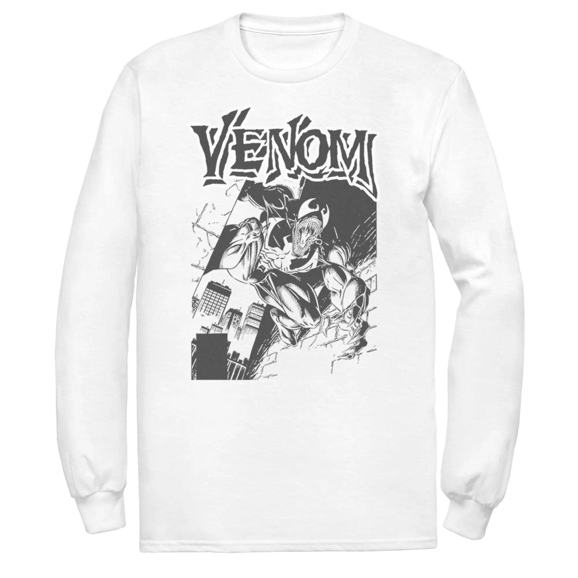 Men's Marvel Venom Street Cover Comic Illustration Graphic Tee,  Product Image