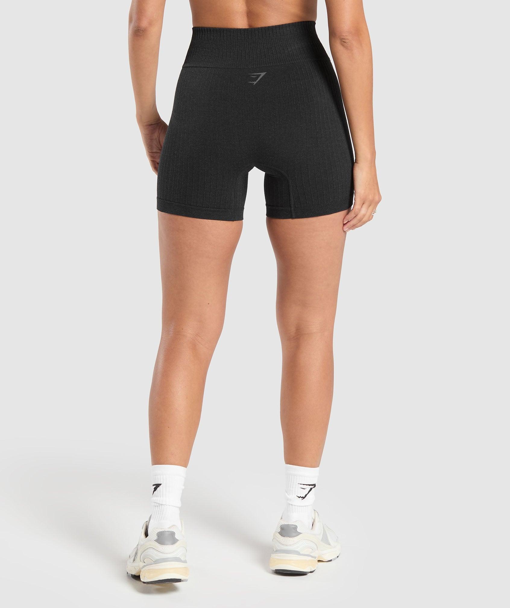 Gymshark Luxe Seamless Shorts - Coal Marl Female Product Image