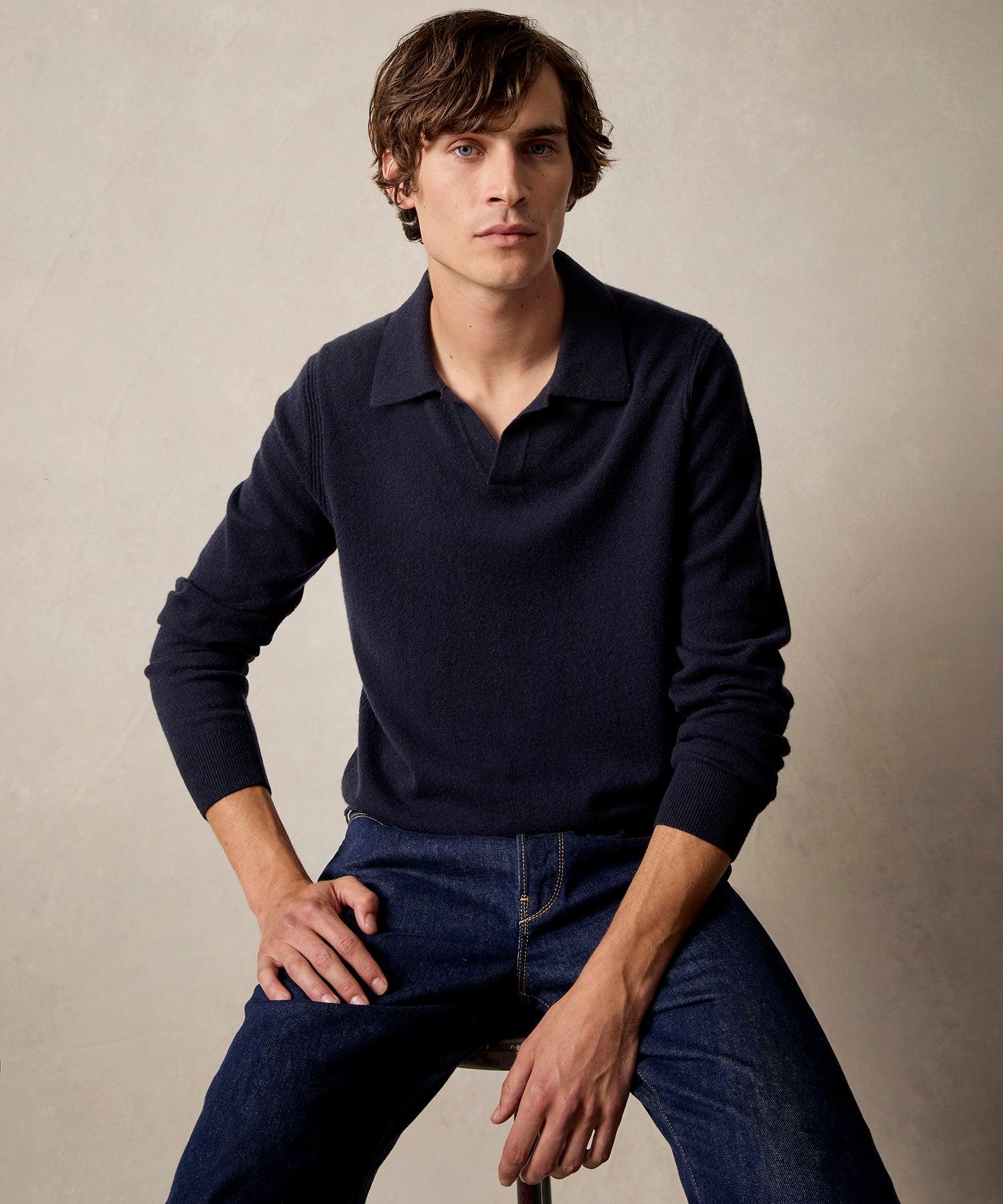 Cashmere Montauk Sweater Polo Product Image