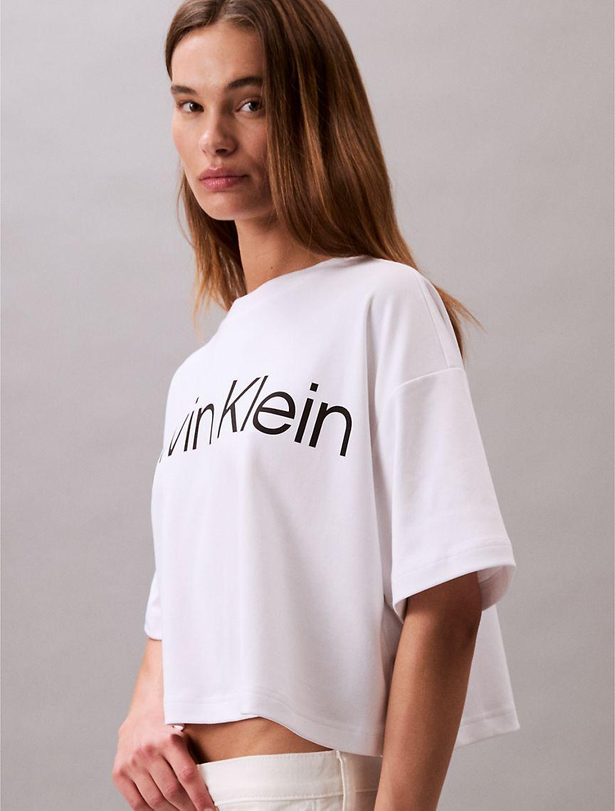 Logo Graphic Cropped Boxy T-Shirt  Product Image