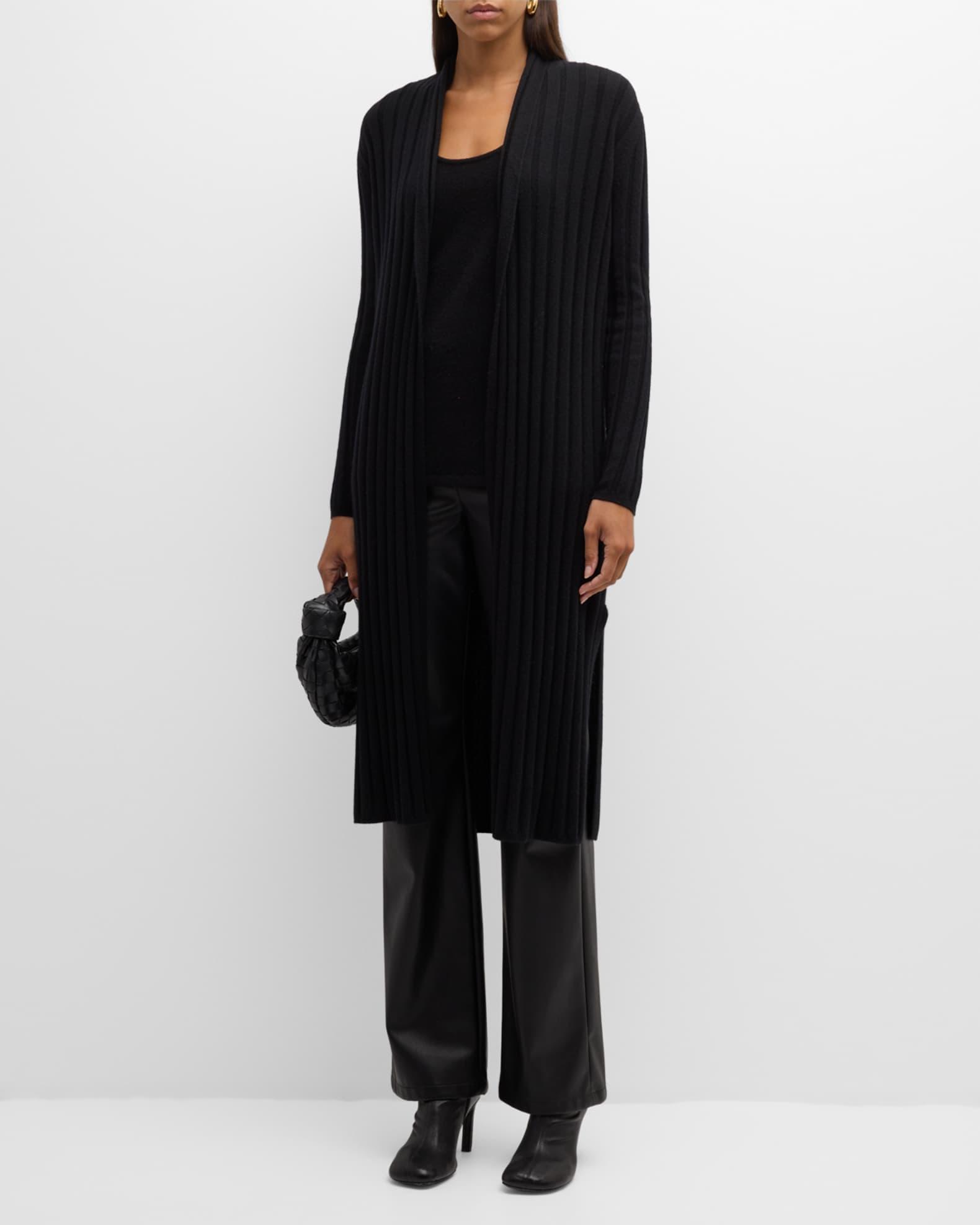 Cashmere Ribbed Duster Cardigan Product Image