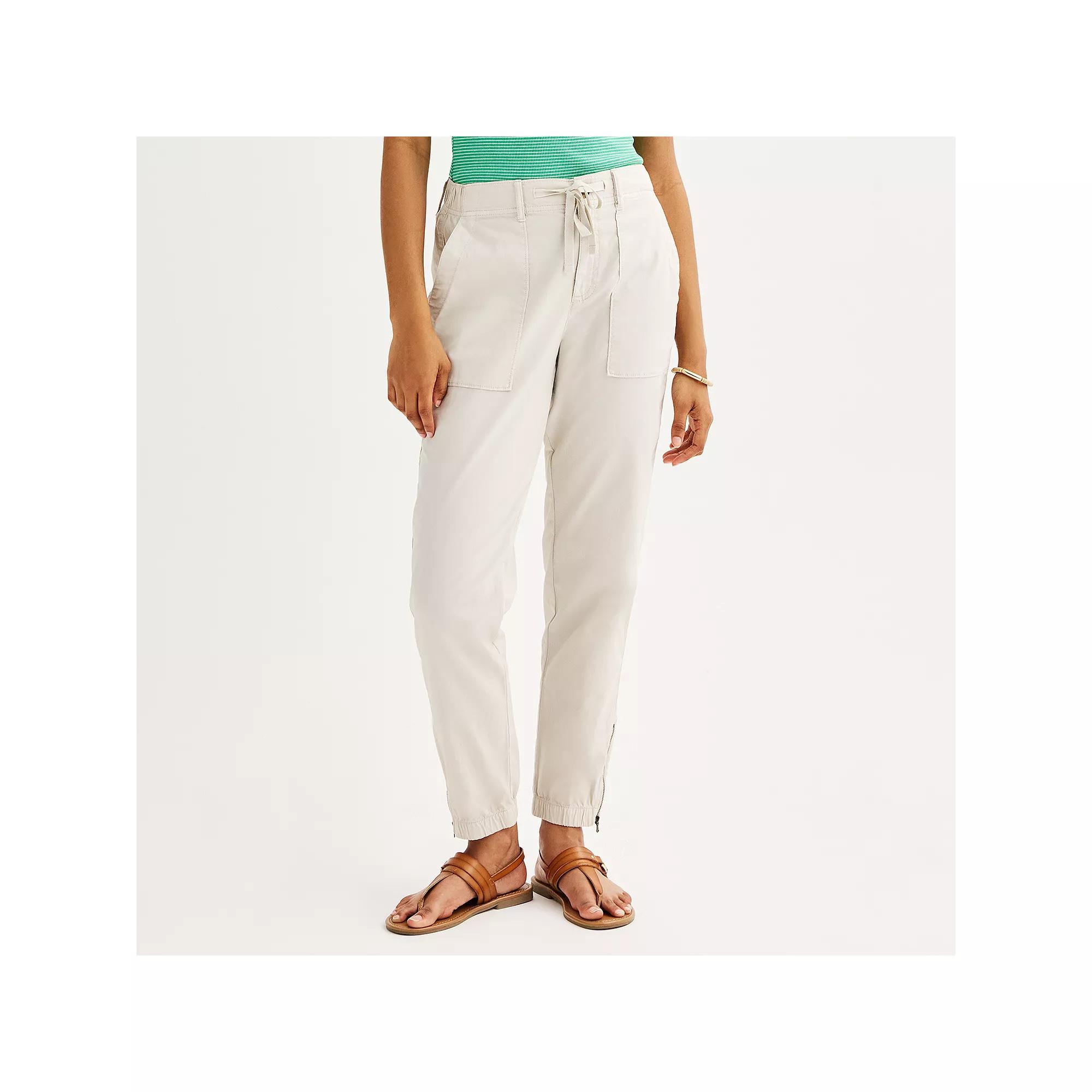 Women's Sonoma Goods For Life® Zip Hem Core Utility Jogger Pants,  Product Image