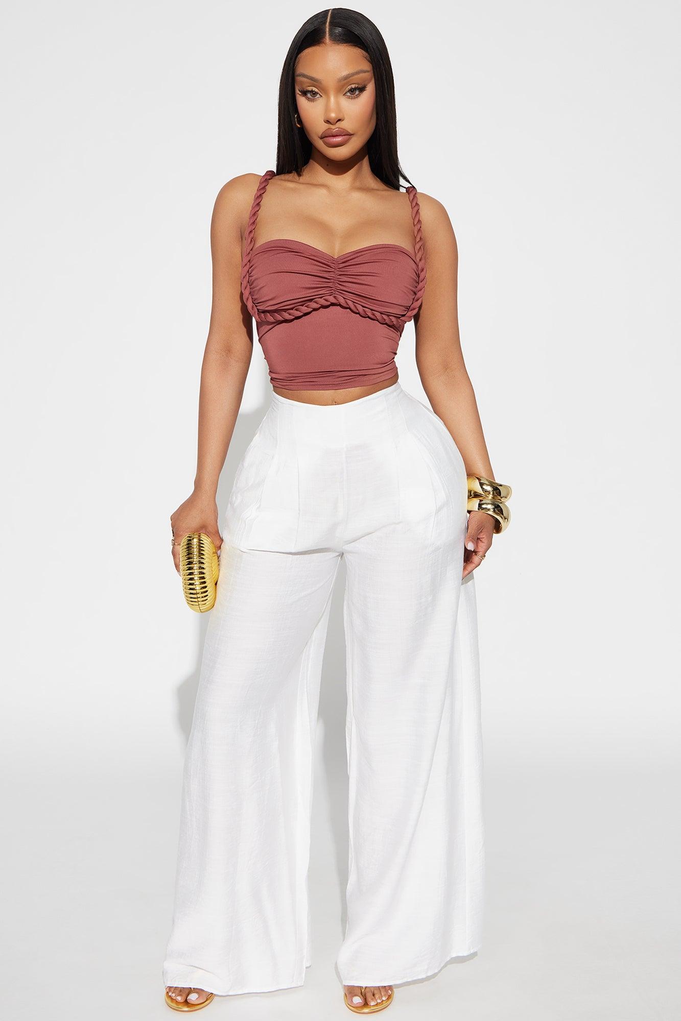 Mazie Cami Twist Top - Terracotta Female Product Image