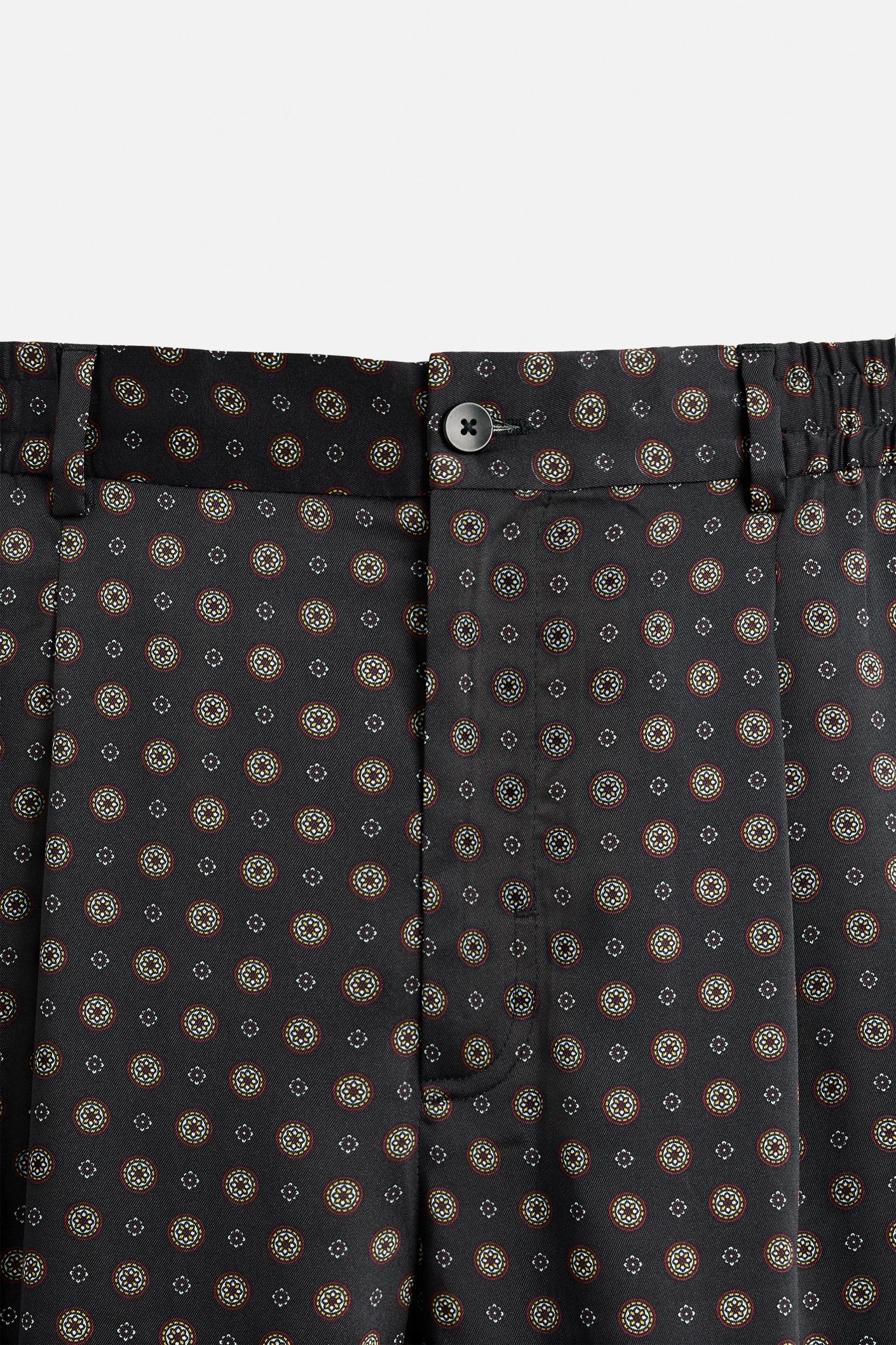 LIMITED EDITION GEOMETRIC PRINT PANTS Product Image