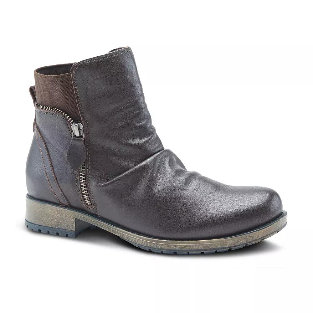 Spring Step Abel Women's Leather Ankle Boots, Size: 37, Dark Brown Product Image