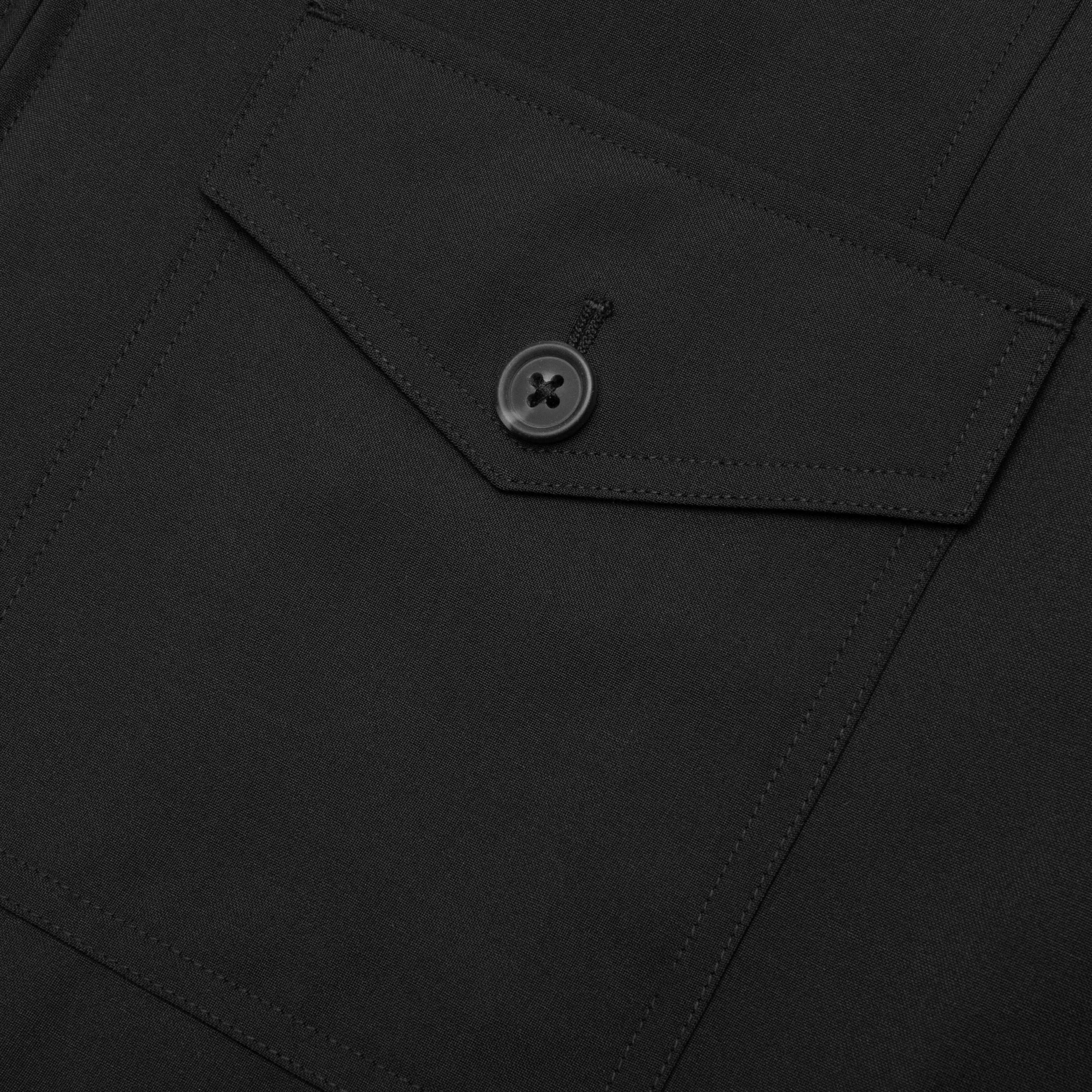 Faux Suede Jacket - Black Male Product Image