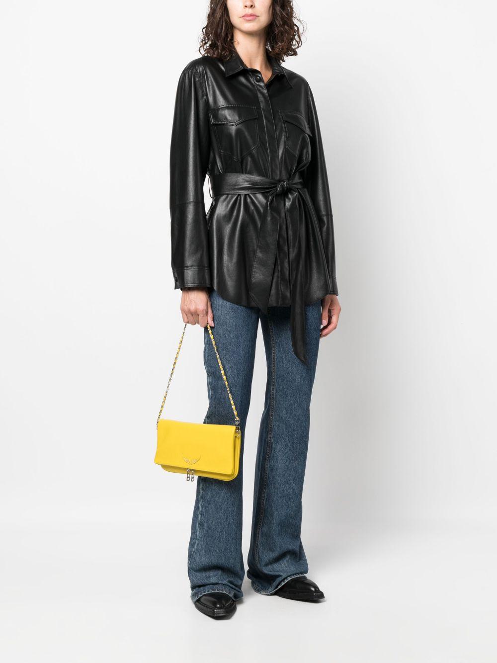 Rock leather crossbody bag Product Image