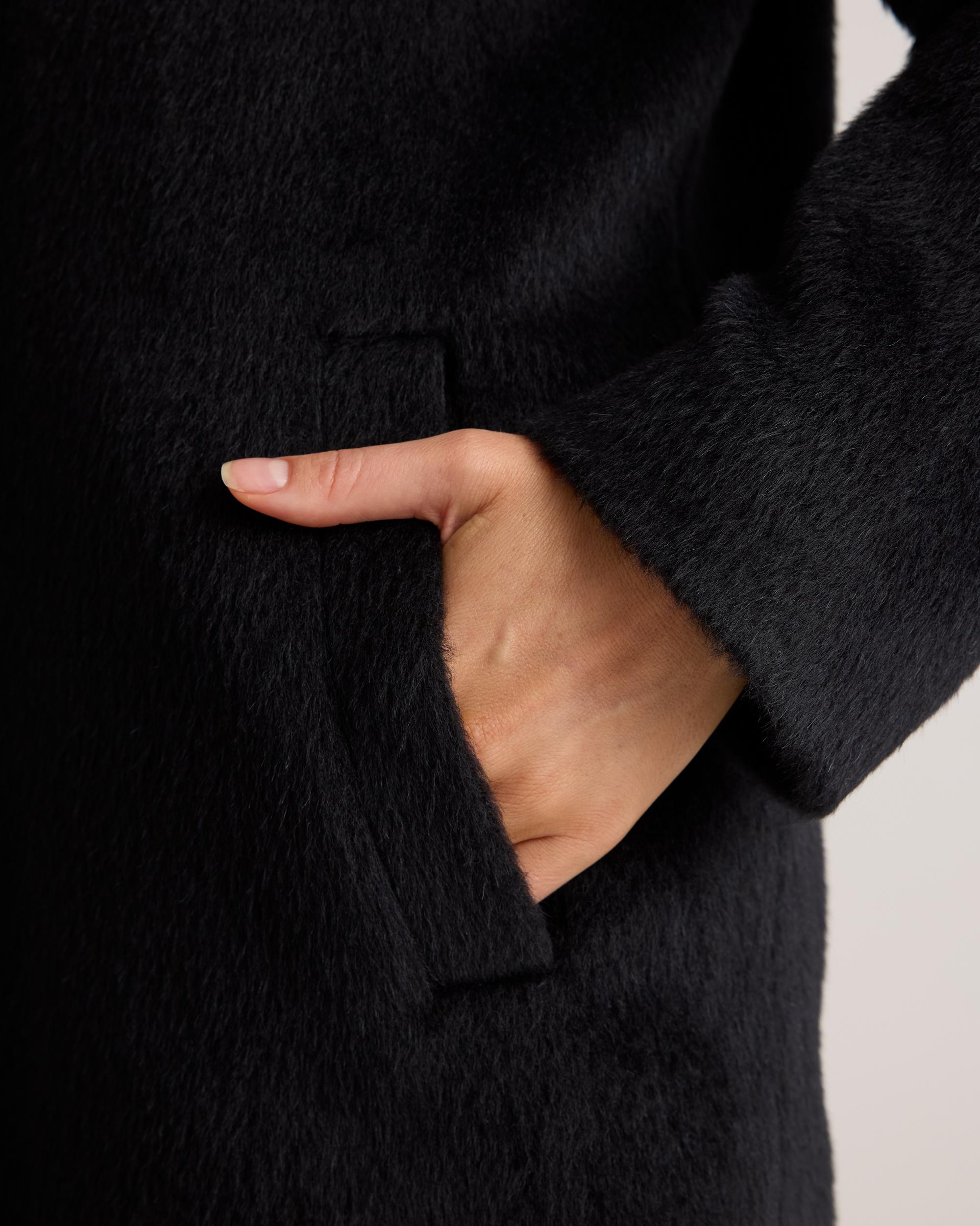 Quince | Women's Alpaca-Wool Stand Collar Coat Product Image