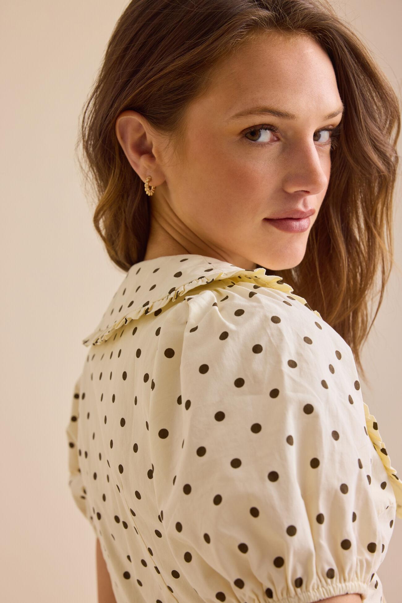 Randa Polka Dot Blouse Product Image