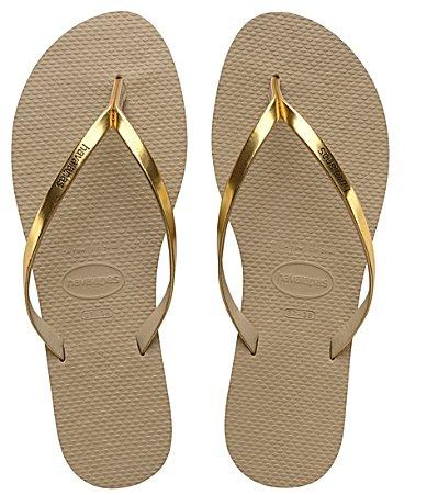 havaianas Womens You Metallic Slim Flip-Flops Product Image