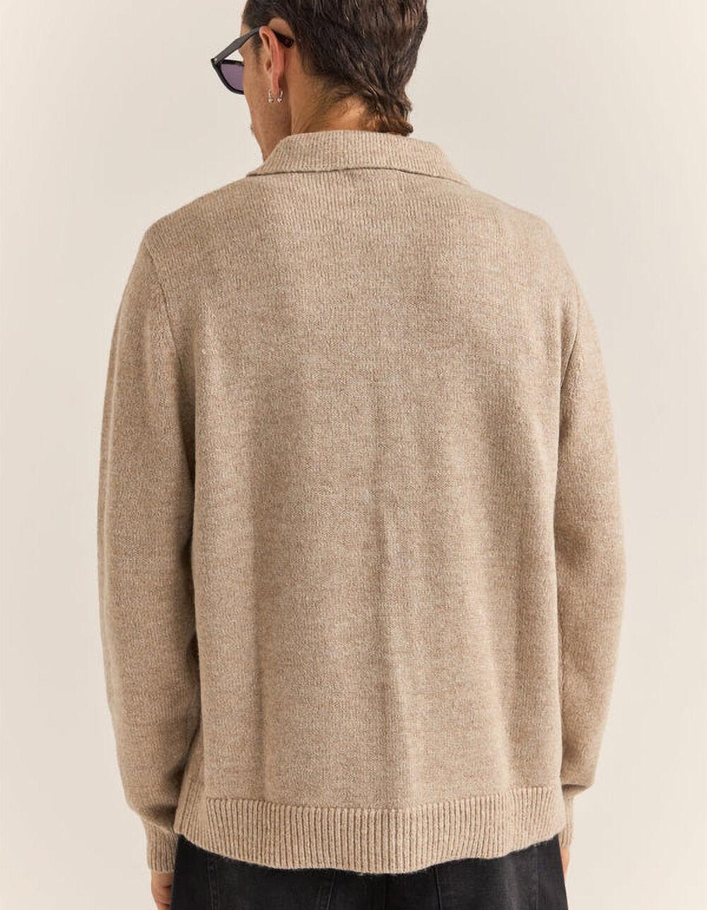 RHYTHM Mohair Mens Button Up Shirt - NATURAL Product Image