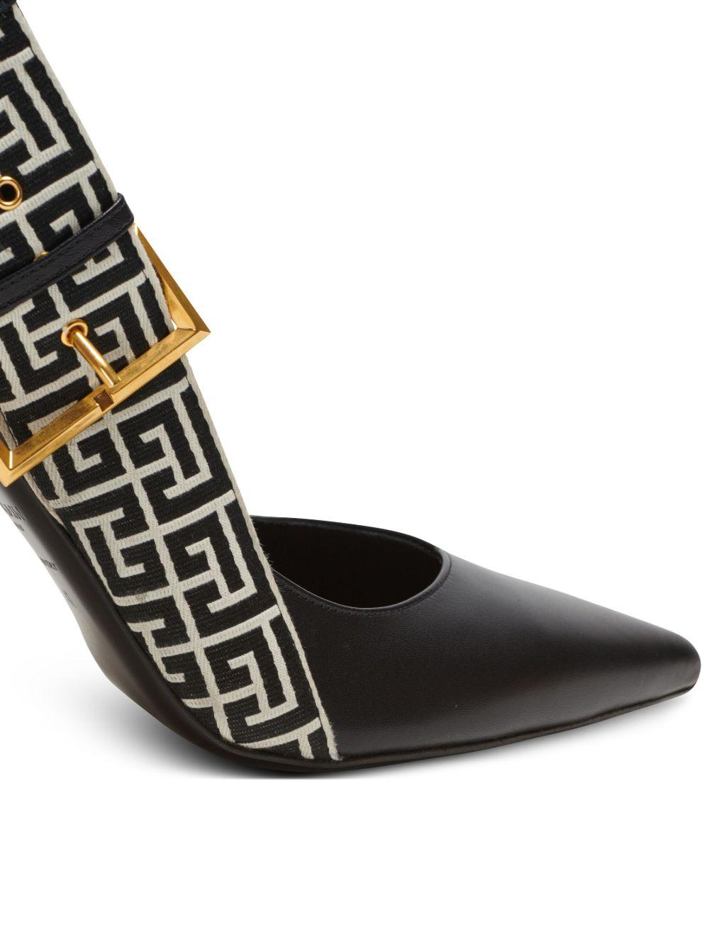 Ruby monogram slingback pumps Product Image