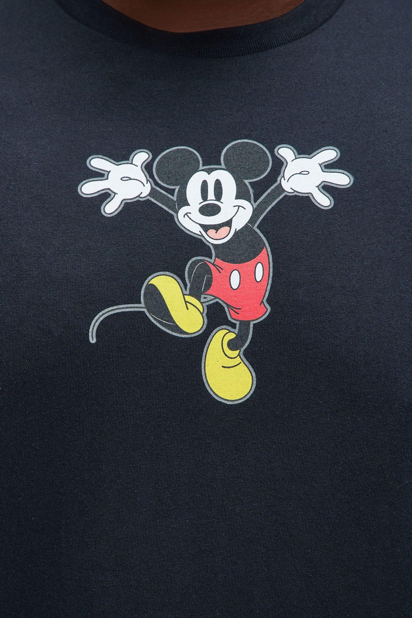 Disney Mickey Collage Short Sleeve Tee - Black Product Image