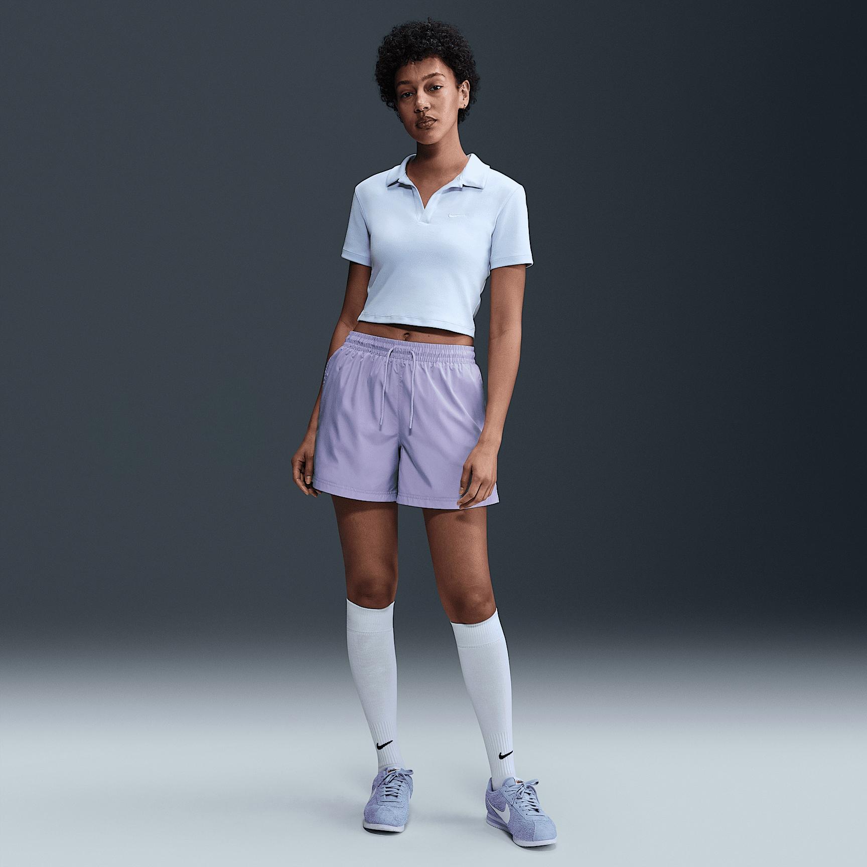 Womens Nike Sportswear Classic Wovens Mid-Rise Shorts | FV7557-533 Product Image