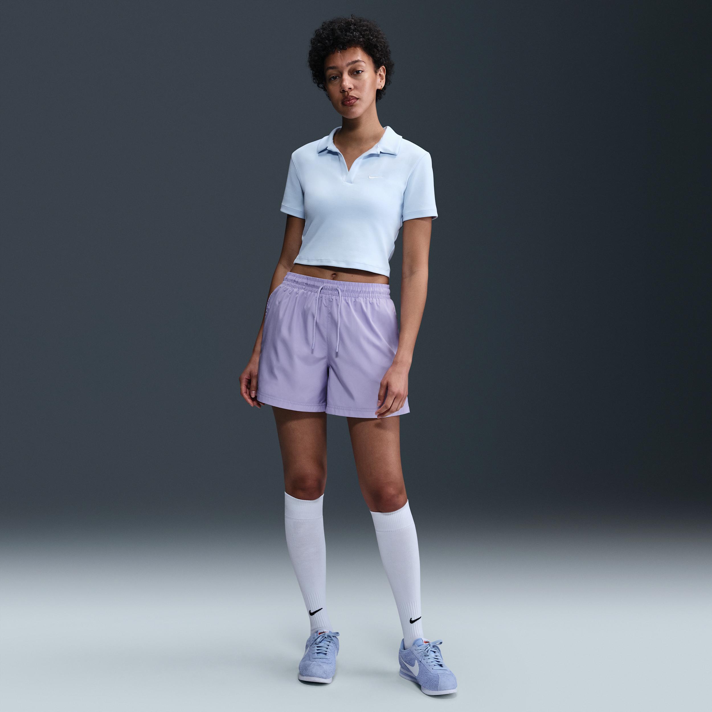 Womens Nike Sportswear Classic Wovens Mid-Rise Shorts | FV7557-533 Product Image