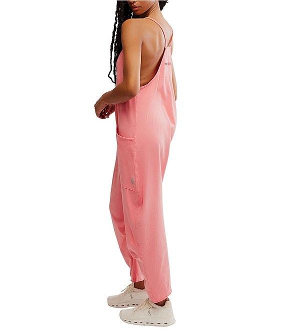 Free People FP Movement Sleeveless Scoop Neck Ankle Length Patch Pocket Hot Shot Onesie Product Image