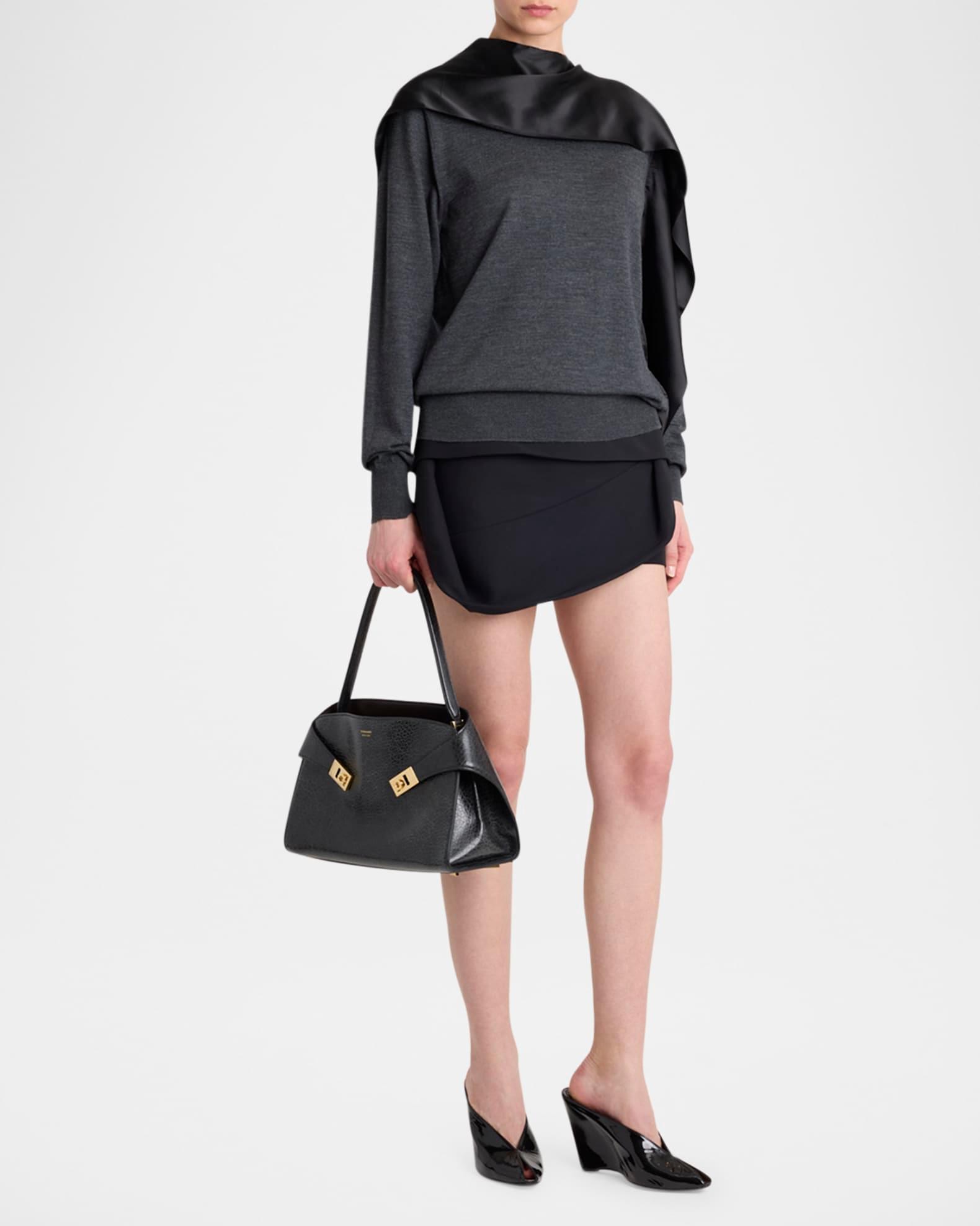 Hug Grain Leather Shoulder Bag Product Image