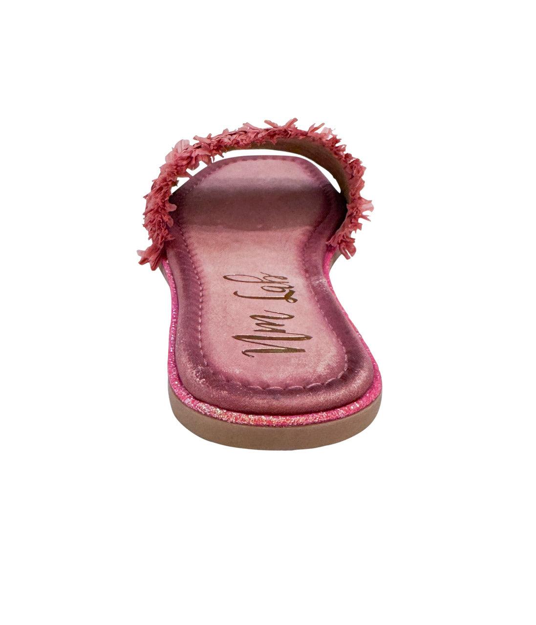 Juana Woven Sandals in Pink Product Image