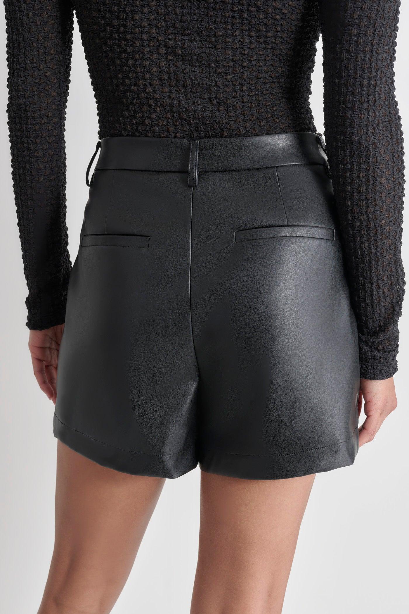 FAUX LEATHER SHORTS Product Image