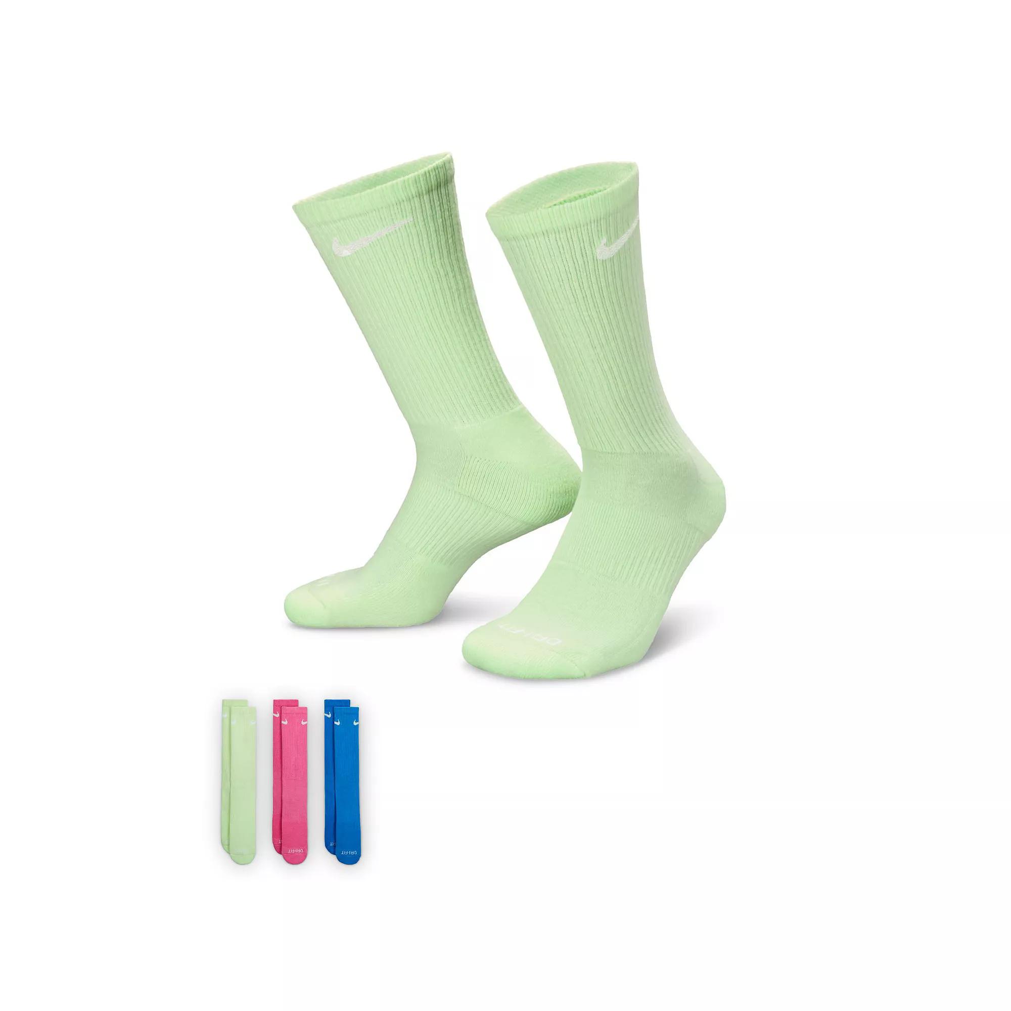 Nike Unisex Everyday Plus Cushioned Training Crew Socks (3 Pairs) Product Image