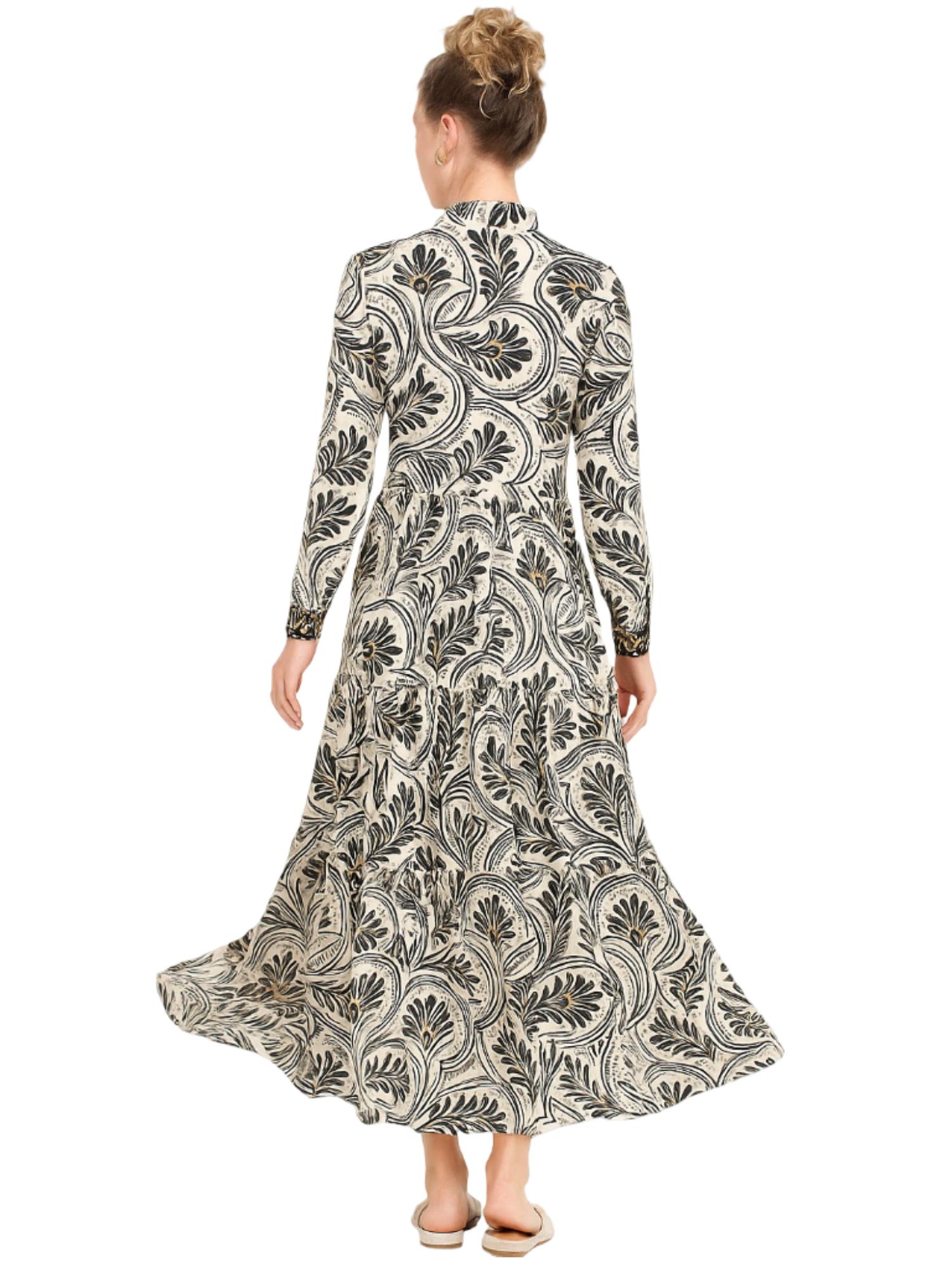 Gold&Silver Cutline Dress Product Image