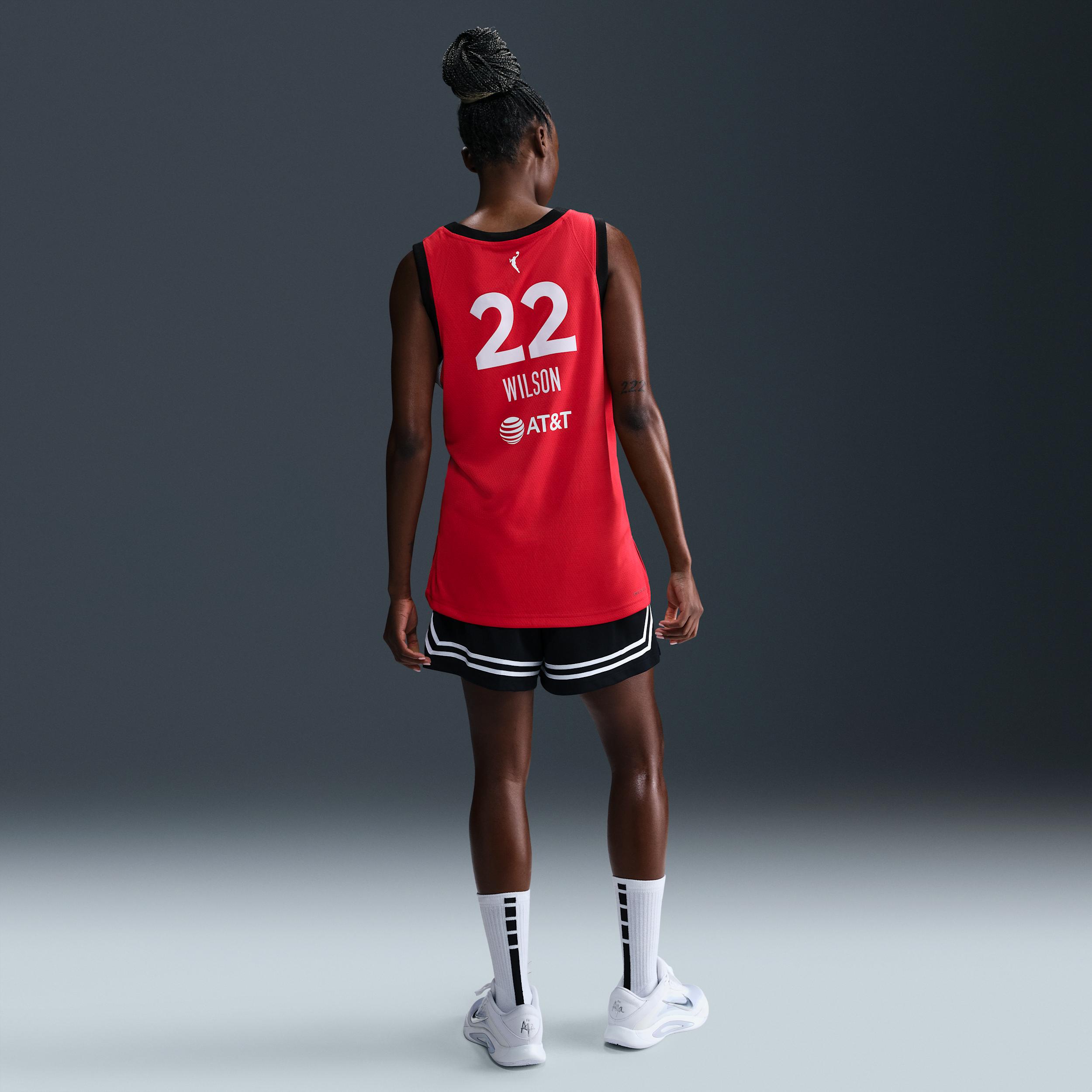 A'ja Wilson Las Vegas Aces 2024 Rebel Edition Nike Women's Dri-FIT WNBA Victory Jersey Product Image