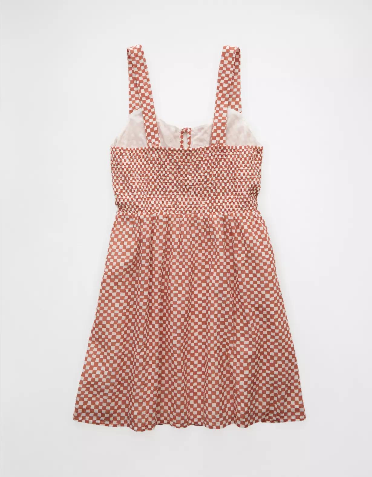 AE Smocked Waist Mini Dress Product Image