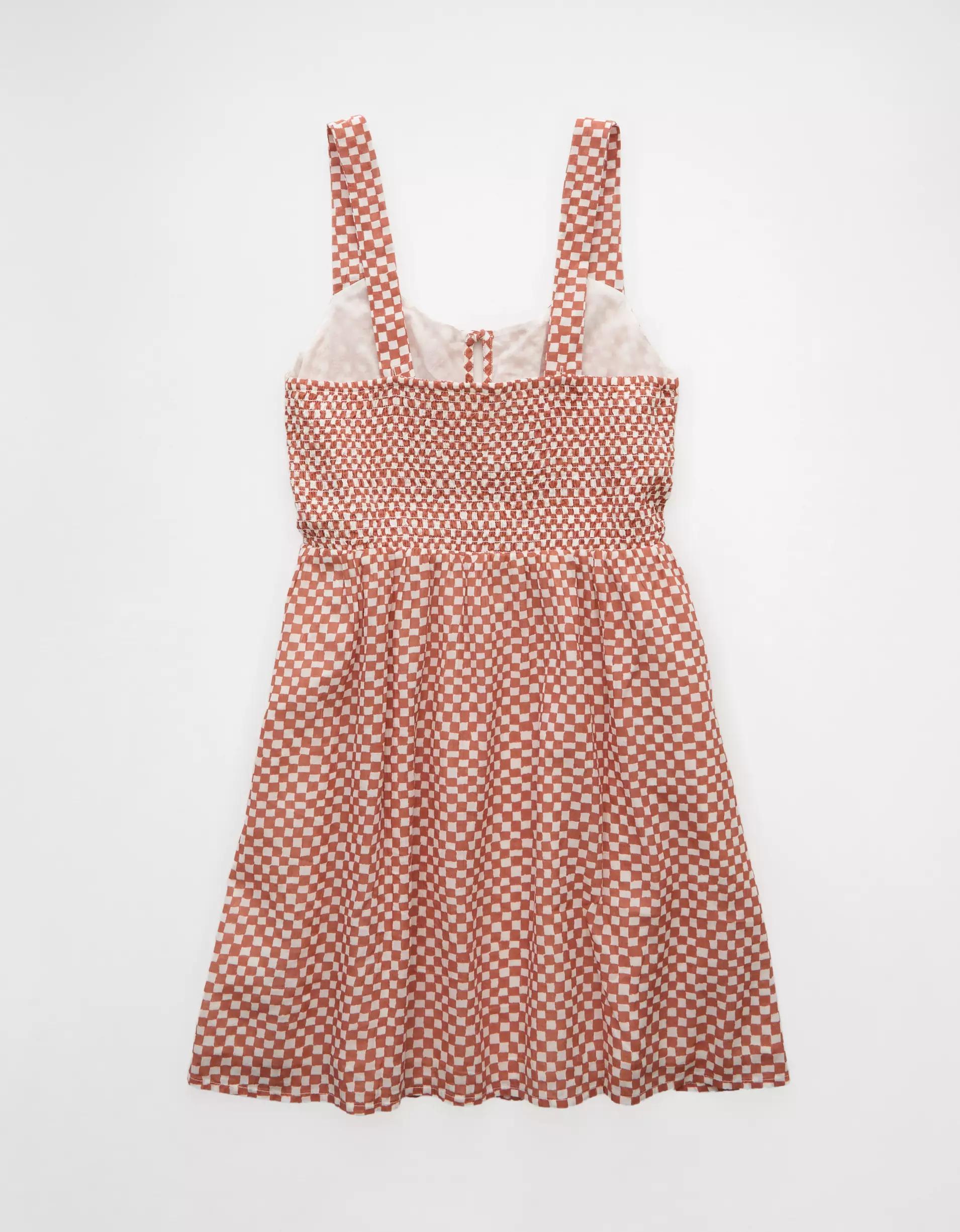 AE Smocked Waist Mini Dress Product Image