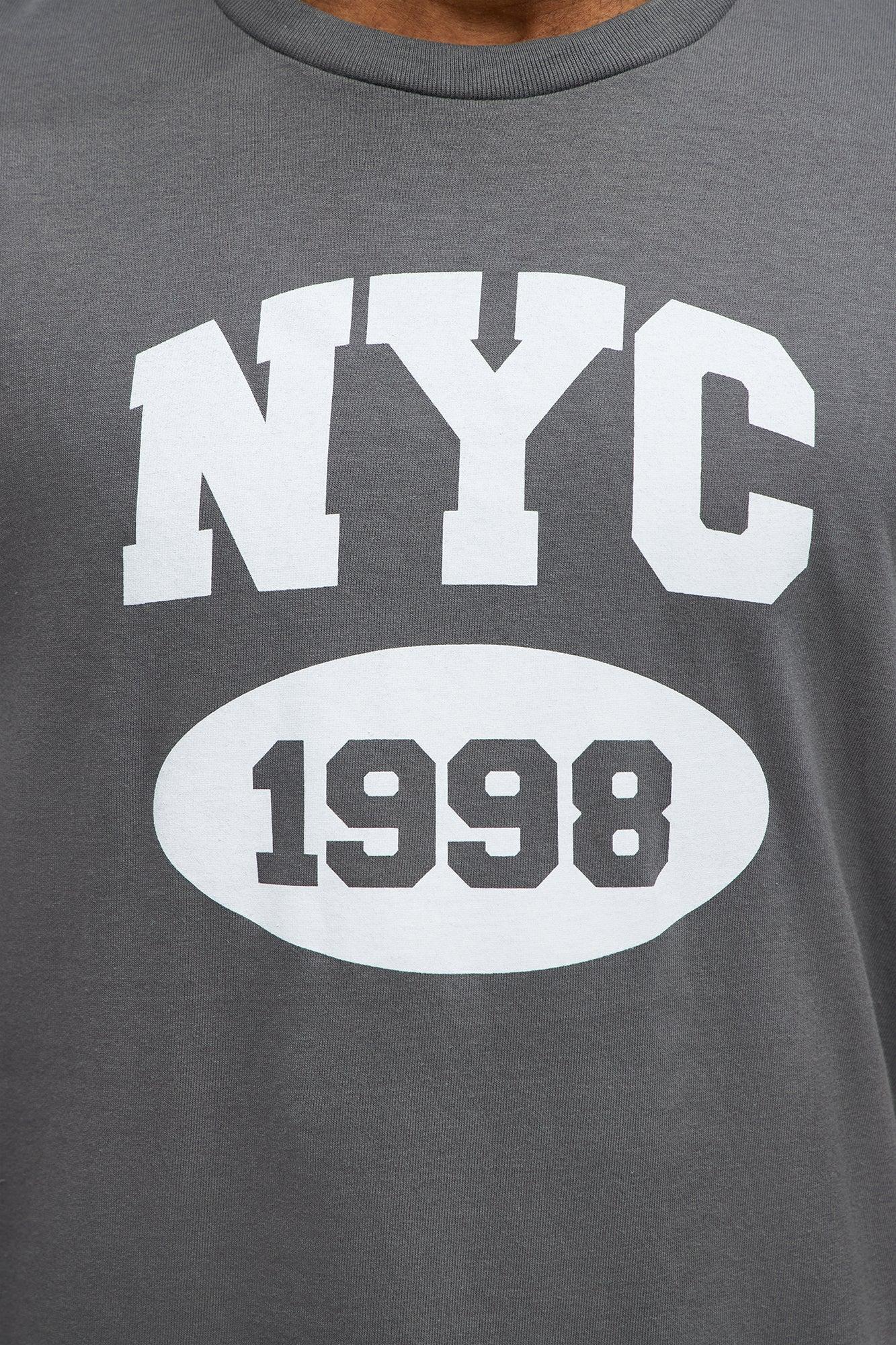 NYC 1998 Short Sleeve Tee - Charcoal Male Product Image