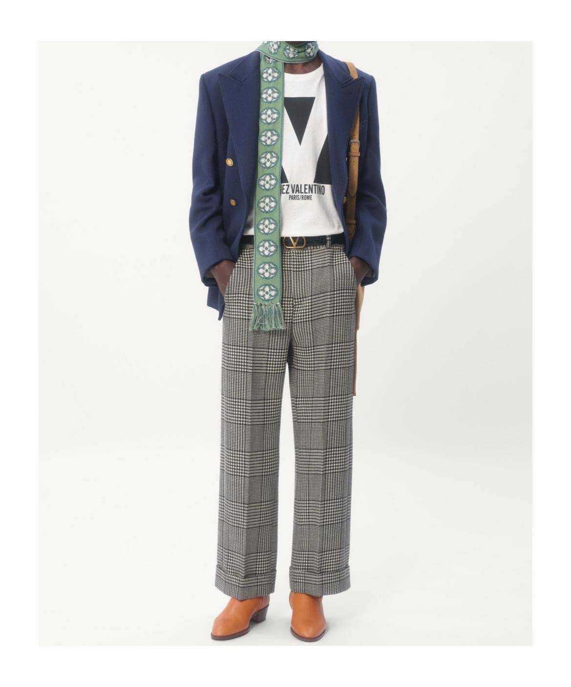 VALENTINO Mens Avorio Logo-print Crew-neck Cotton-jersey T-shirt Product Image