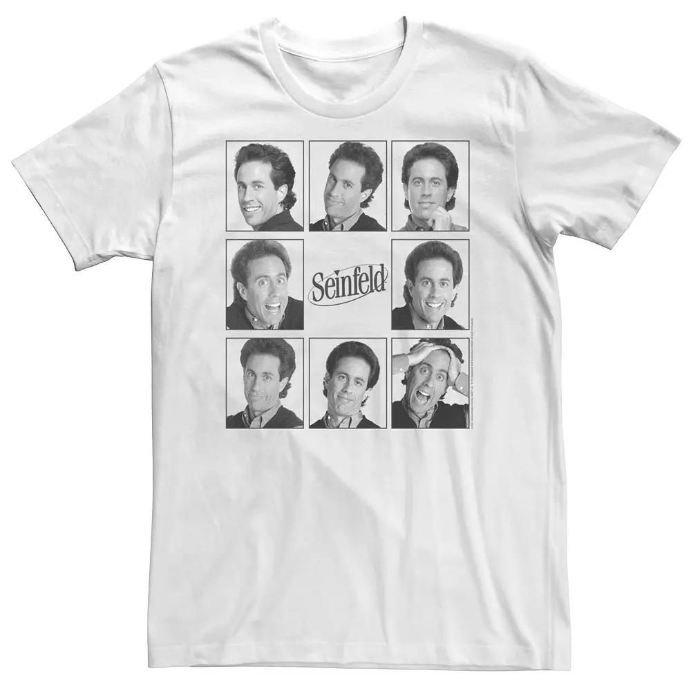 Big & Tall Seinfeld Faces Of Jerry Tee, Men's,  Product Image