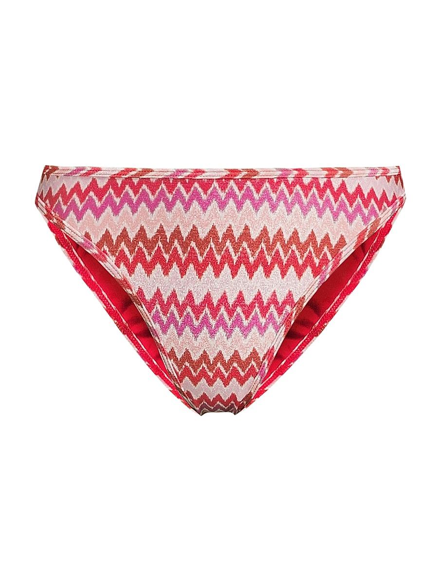 Womens Isla Chevron Bikini Bottom Product Image