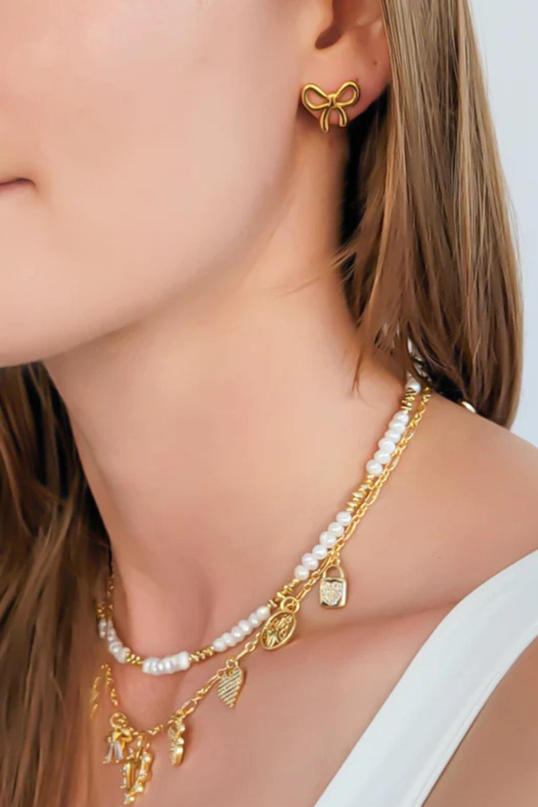 18K Water Resistant Earrings Product Image