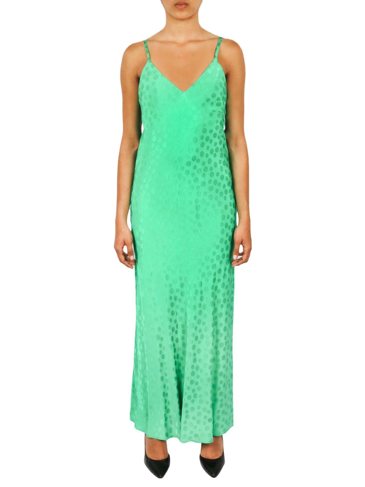 Tonal Patterned Charmeuse Dress Product Image