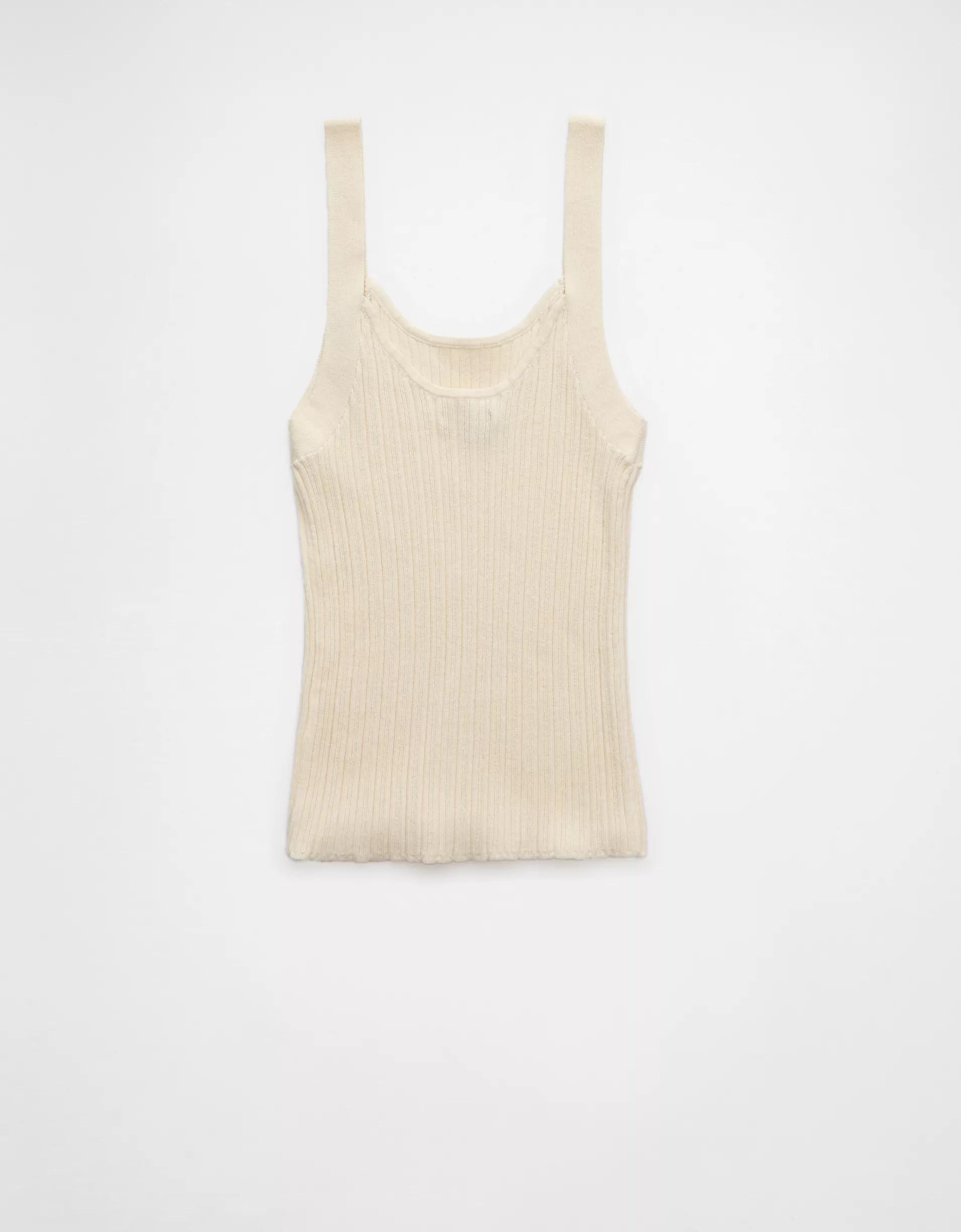 AE Scoop Neck Sweater Tank Top Product Image