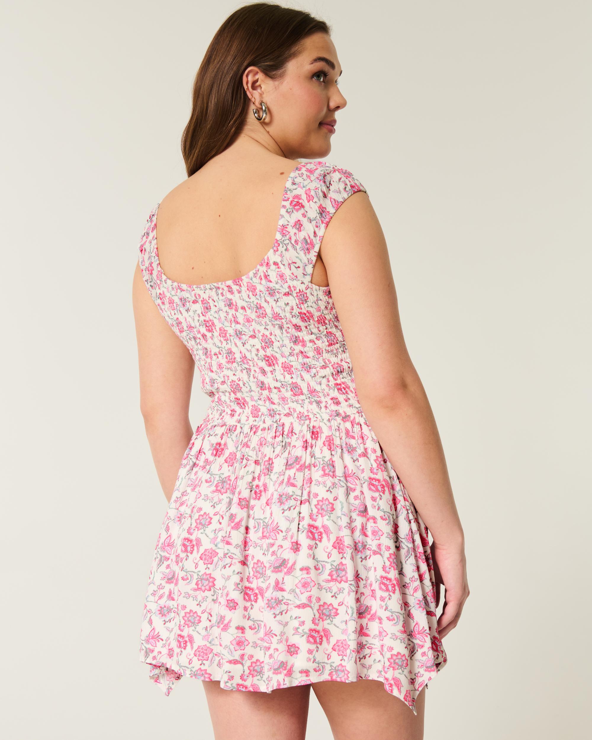 Off-the-Shoulder Asymmetrical Hem Mini Dress Product Image