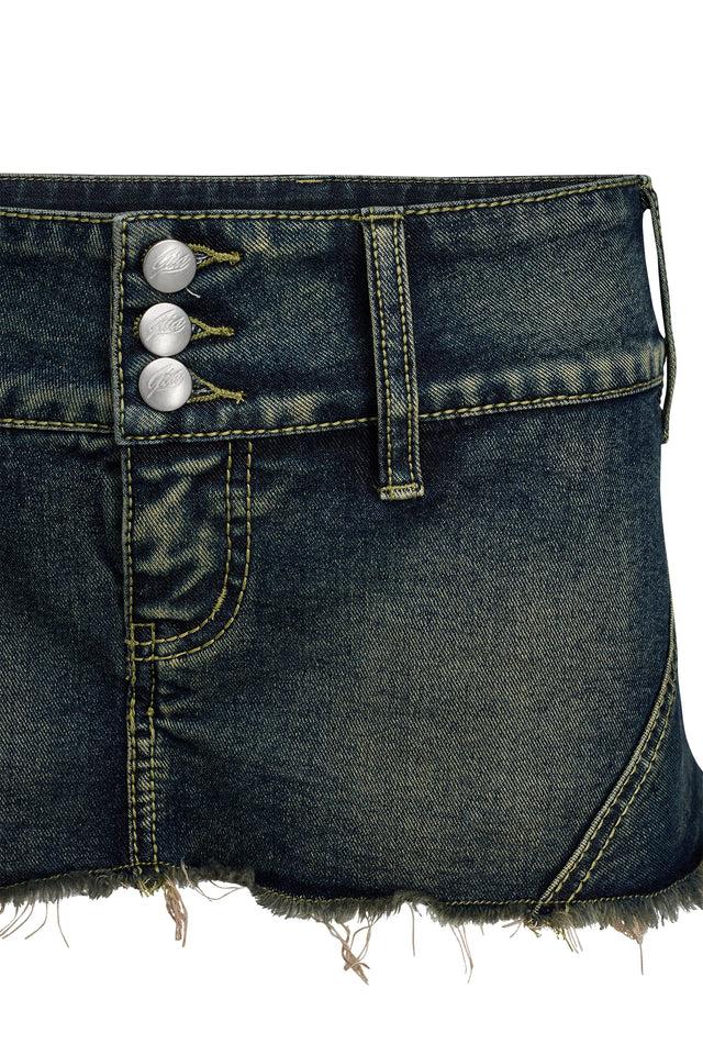 NYKKO SKORT - BLUE : DENIM BLUE Product Image