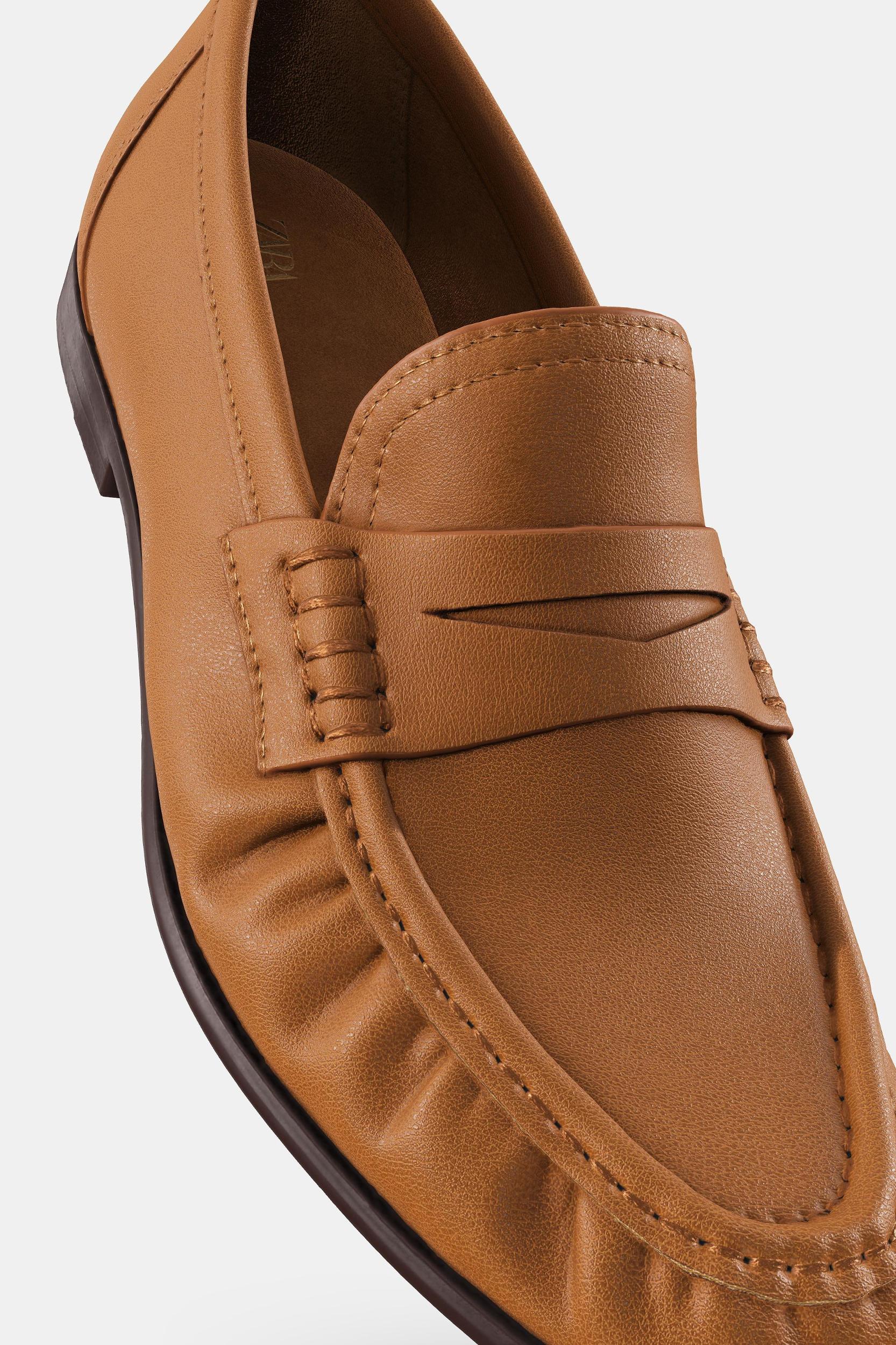 SOFT RUCHED LOAFERS Product Image