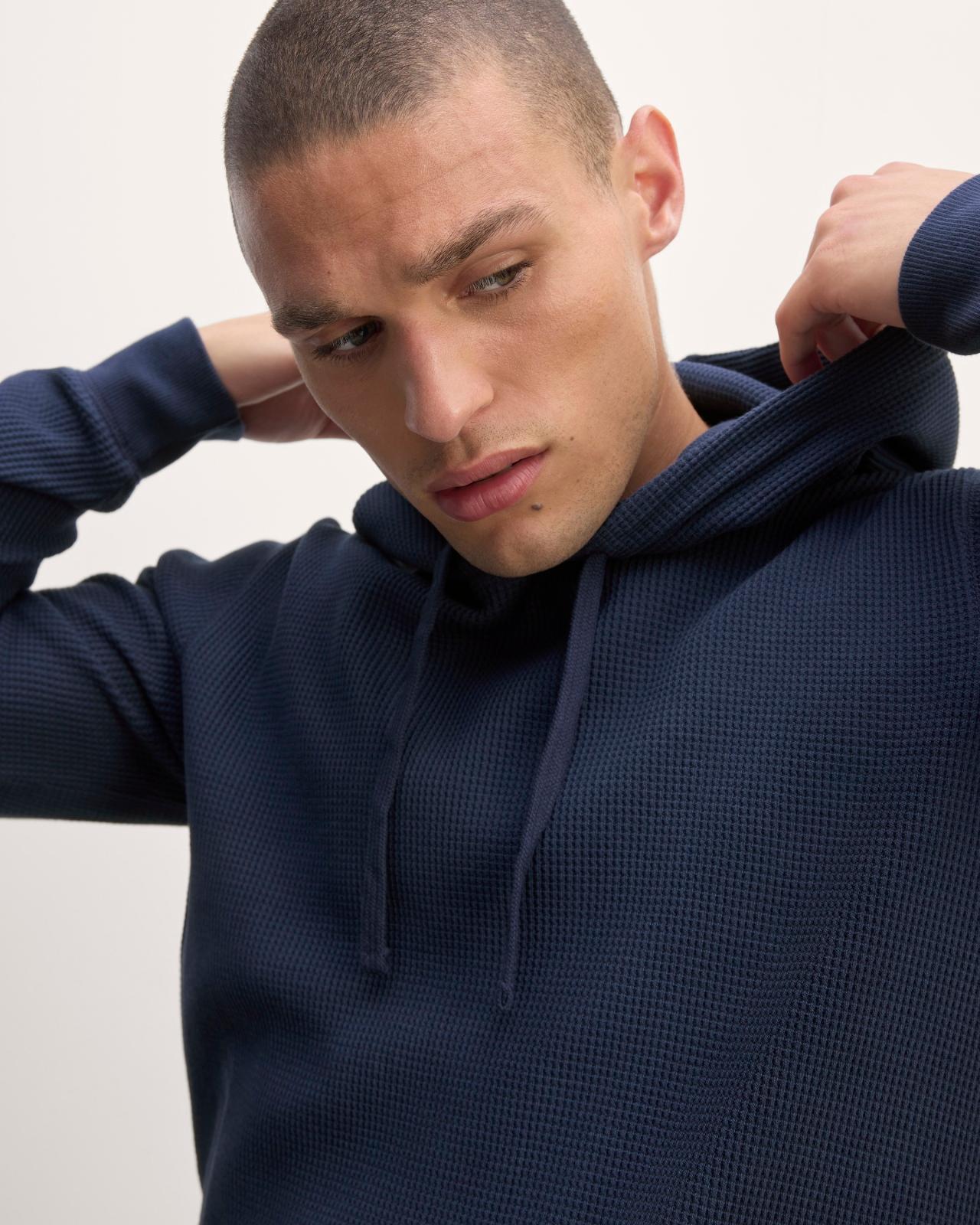 Mens Waffle-Knit Hoodie by Everlane Product Image