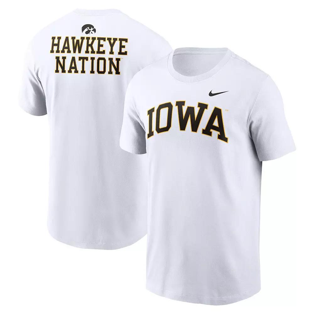 Men's Nike White Iowa Hawkeyes Blitz 2-Hit T-Shirt,  Product Image