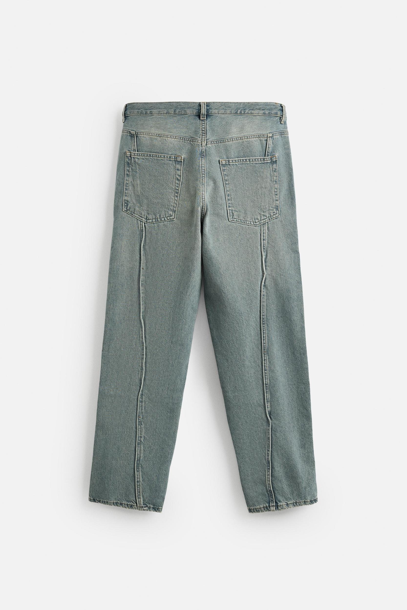 SEAMED BAGGY FIT JEANS Product Image