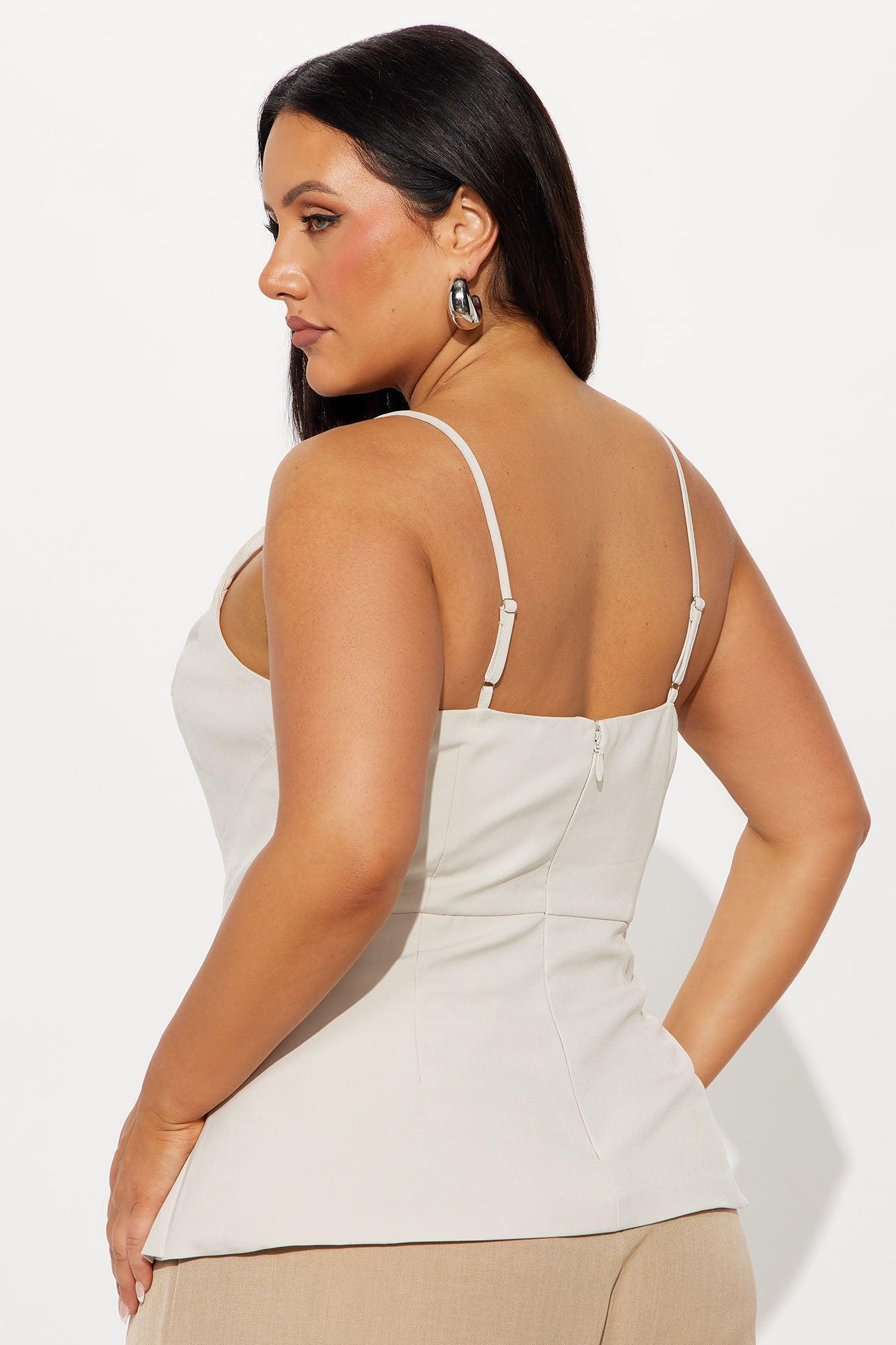 Berkley Belted Top - Stone Product Image