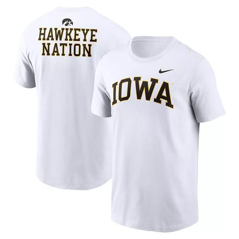 Men's Nike White Iowa Hawkeyes Blitz 2-Hit T-Shirt,  Product Image