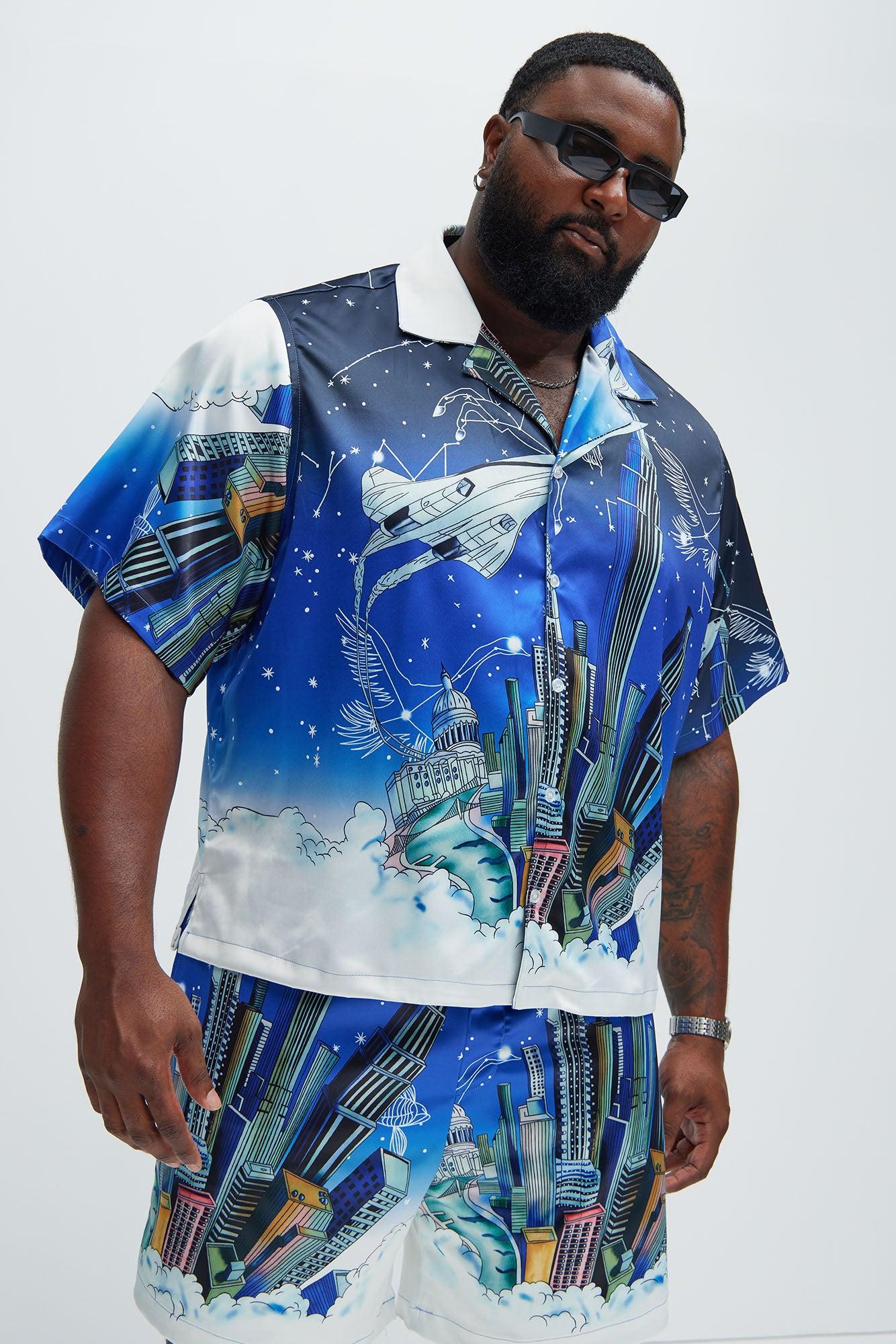 Skyline Shirt - Blue/combo Product Image