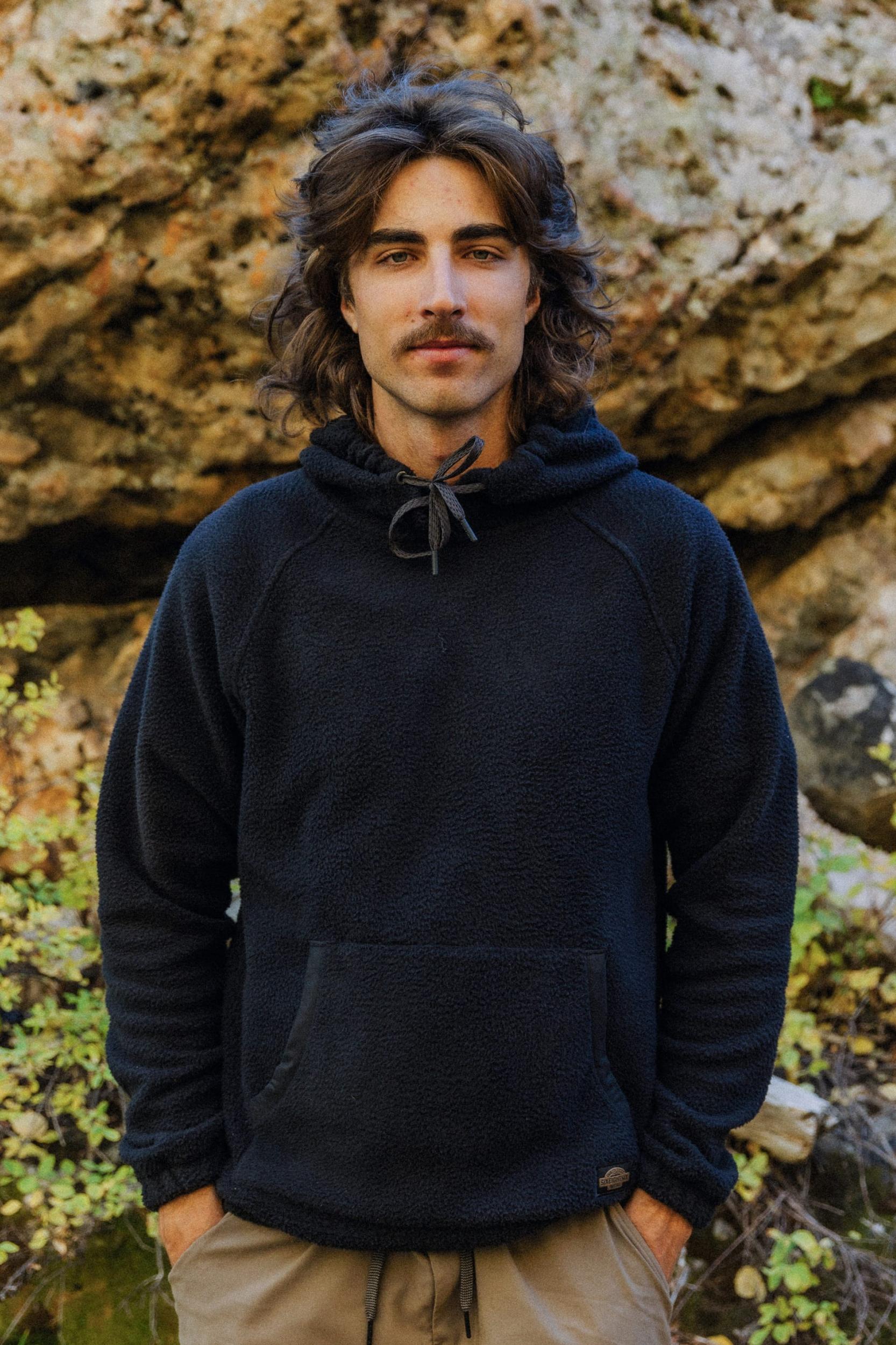 686 Men's Buttermilk Sherpa Fleece Pullover Hoody Male Product Image