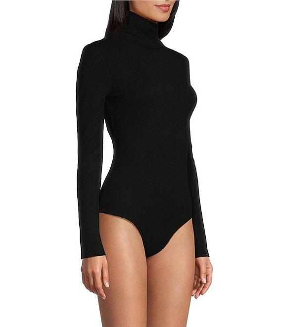 Chelsea & Violet Jessica Knit Ribbed Turtle Neck Long Sleeve Bodysuit Product Image