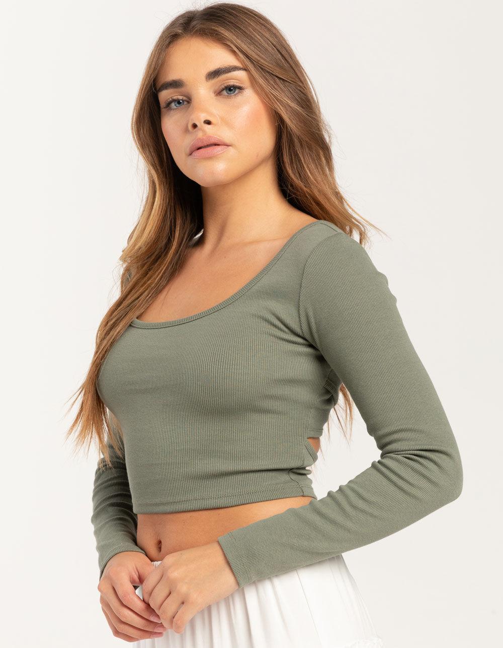 ROXY Best Keepsake Womens Knit Top - AGAVEE Product Image