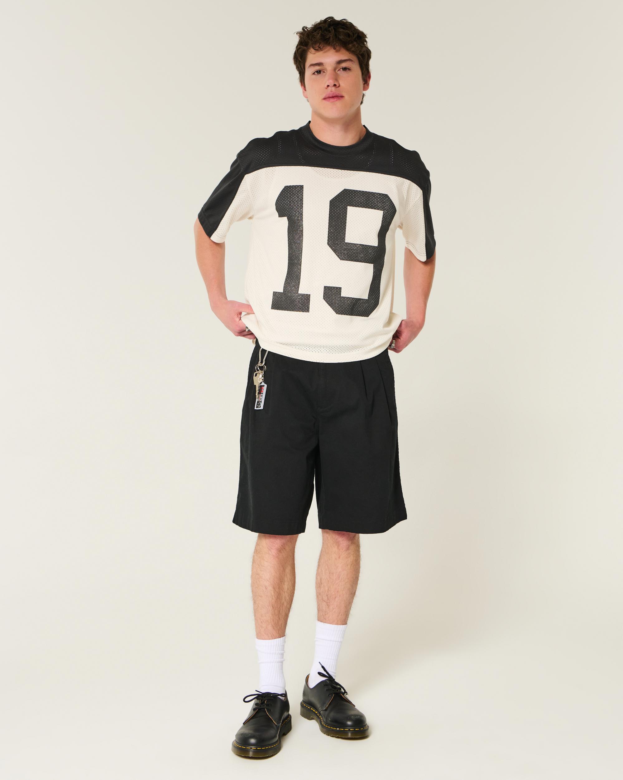 Boxy Crop Mesh North Valley Graphic Jersey Product Image