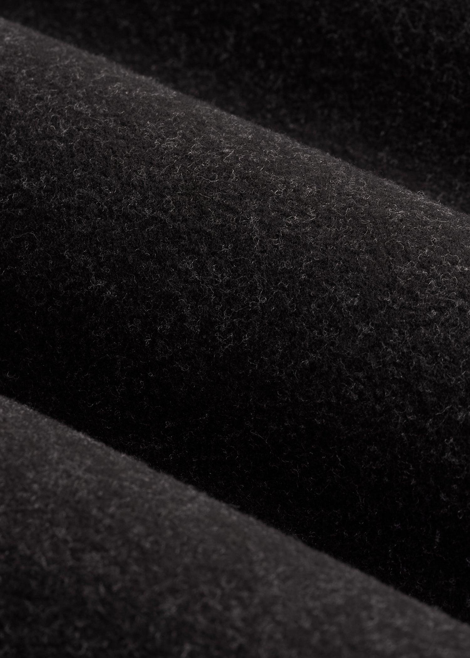 Stretch Knit Overshirt for Tall Men in Black Male Product Image